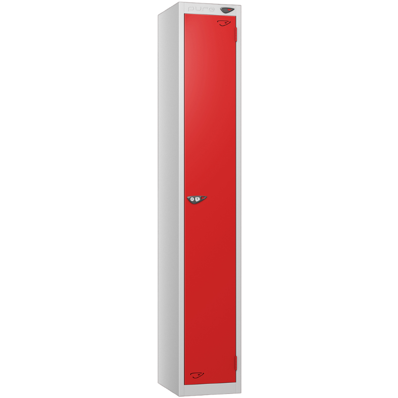 Pure 1 Door Locker with Red Door